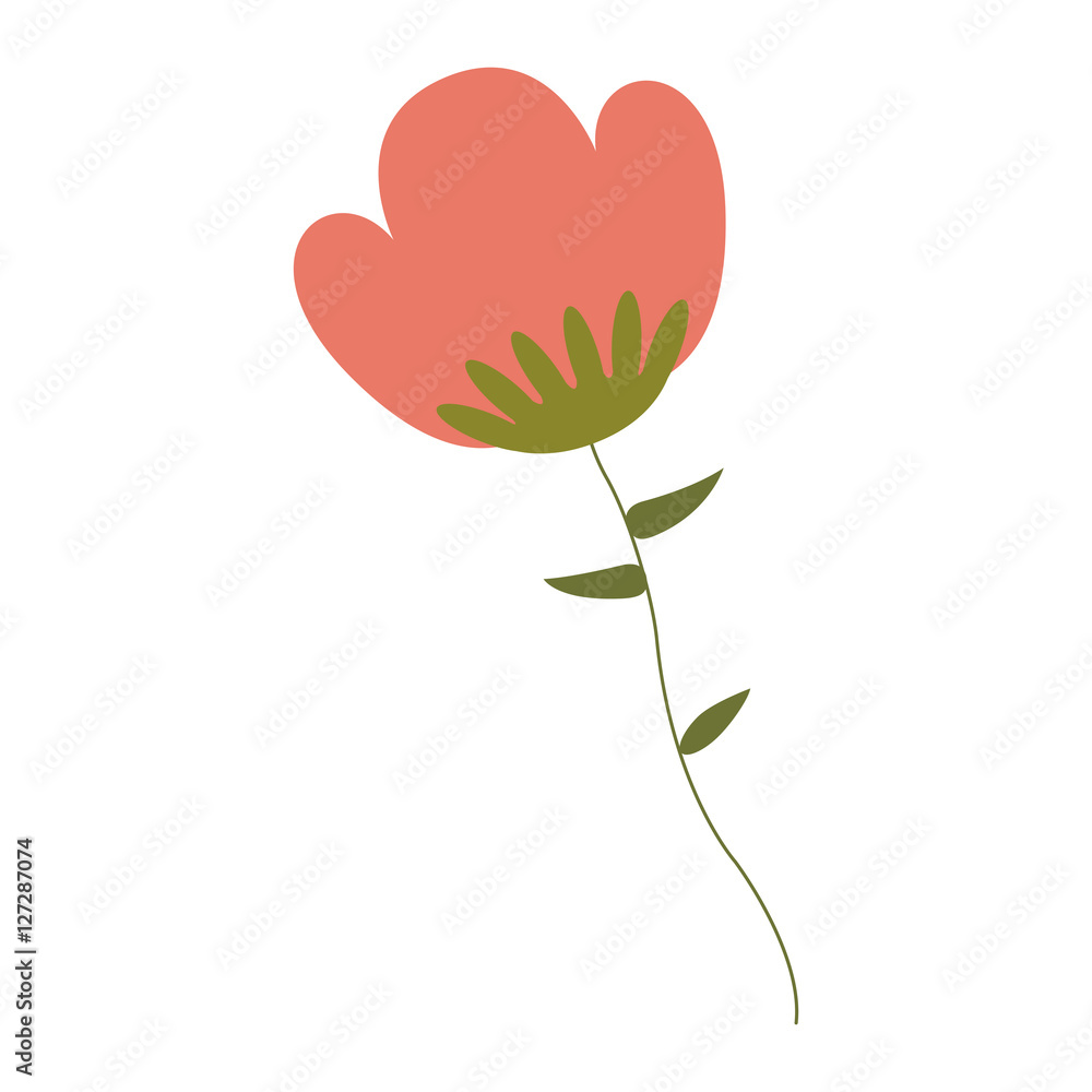 Flower icon. Decoration rustic garden floral nature plant and spring theme. Isolated design. Vector illustration Flower icon. Decoration rustic garden floral nature plant and spring theme. Isolated design. Vector illustration