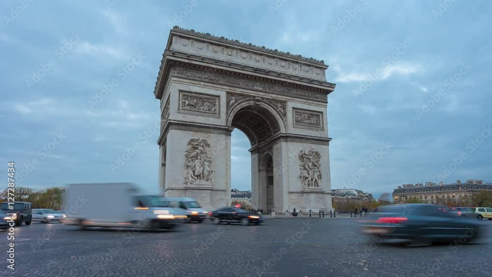 Arc de Triomphe de l'Etoile in Paris Arc de Triomphe de l'Etoile in Paris