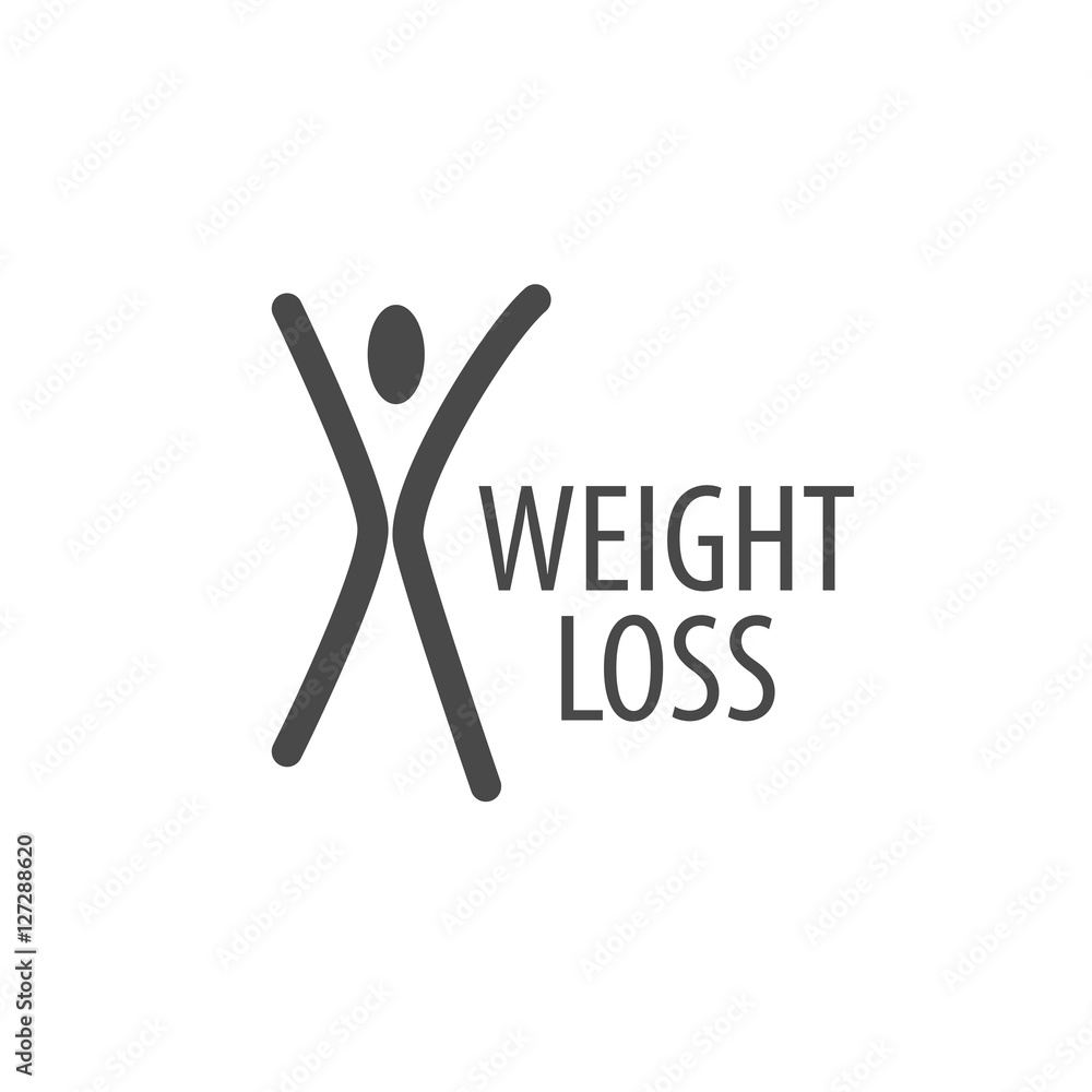 Fototapeta premium weight loss logo