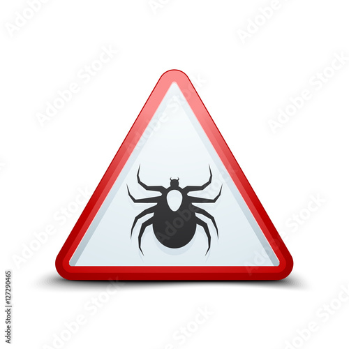 Ticks acarine danger sign