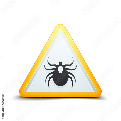 Ticks acarine danger sign