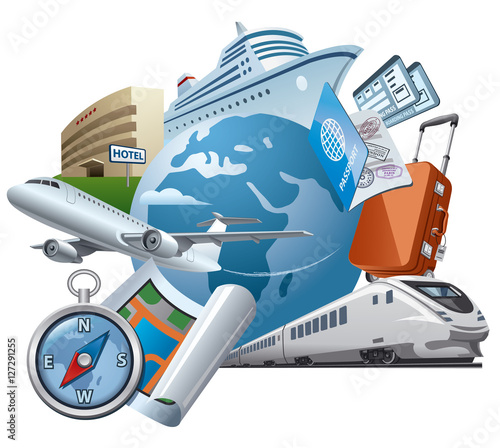  travel and journey illustration