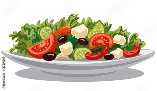 fresh greek salad
