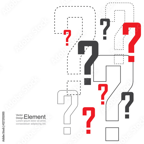 question mark design