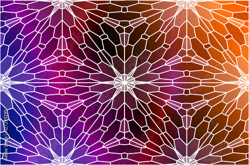 multicilor color fantasy mosaic. vector illustration. for design, presentation, cover, wallpaper, banner
