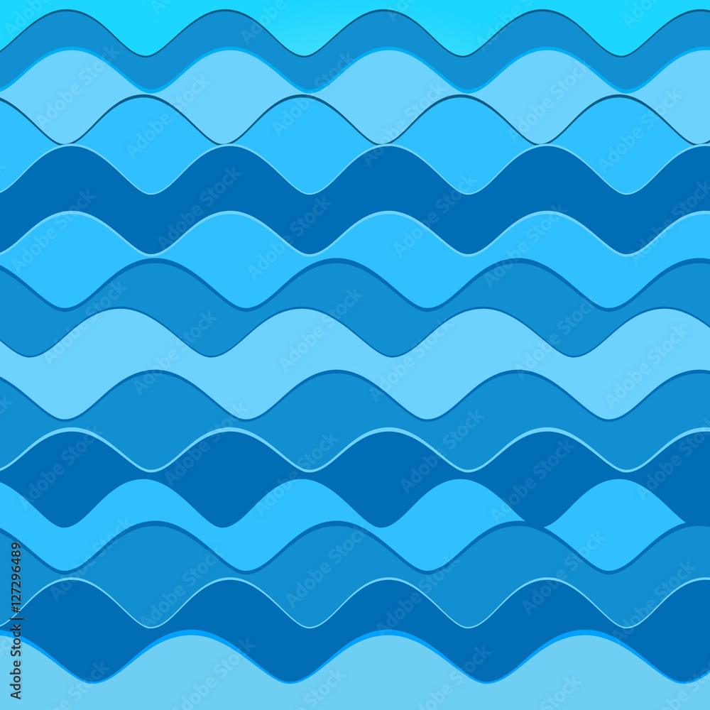 Abstract background with blue waves Abstract background with blue waves