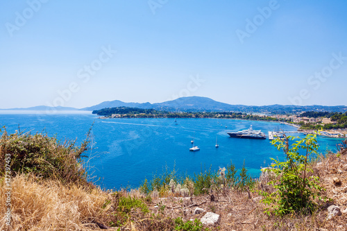 Marina with yachts, Corfu city