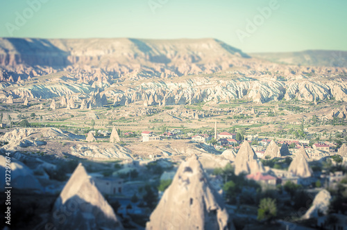 Paysage de Cappadoce en Turquie 
