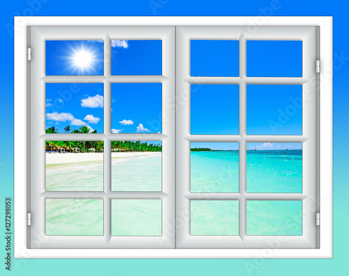 Ocean view window