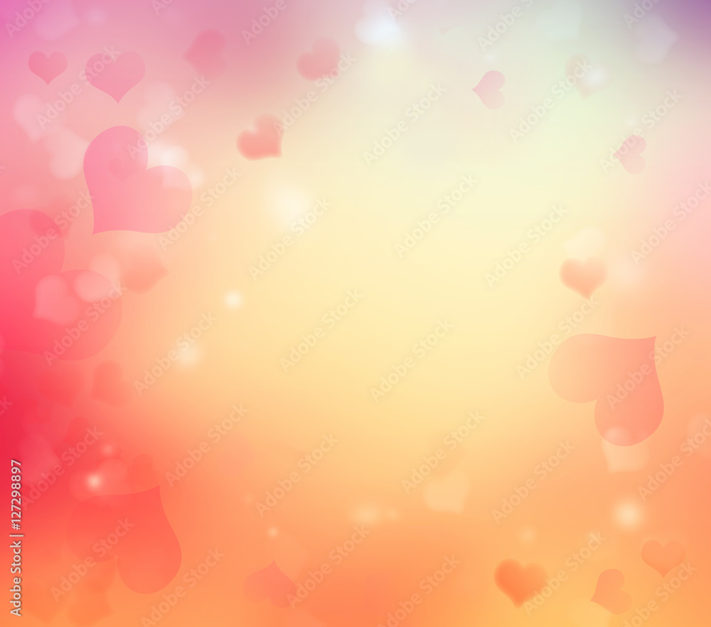 Background hearts.Valentine background illustration.Heart shape holiday wallpaper.