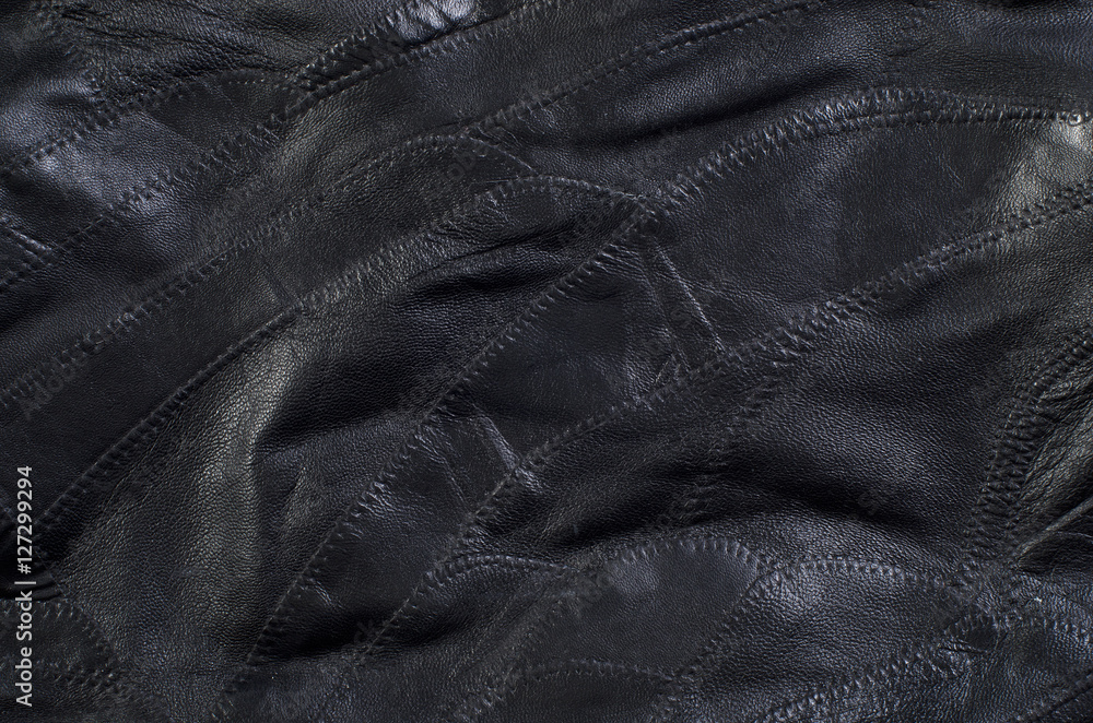 Fototapeta premium black leather background