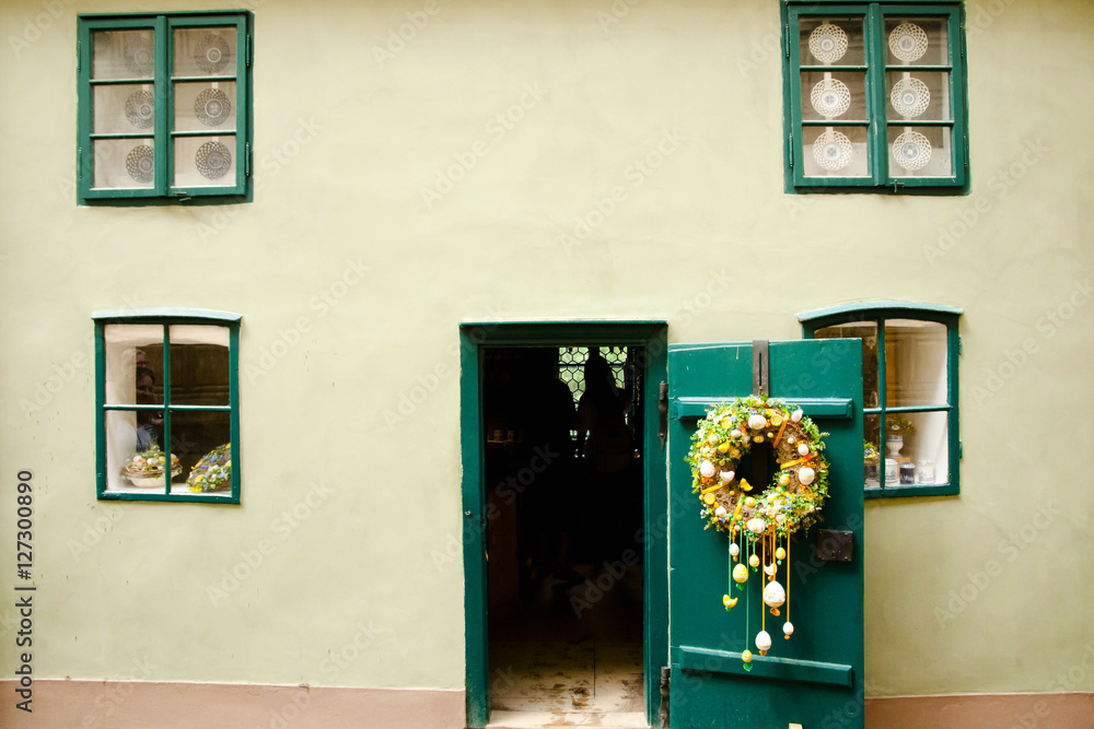 Fototapeta premium Golden Lane House - Prague - Czech Republic