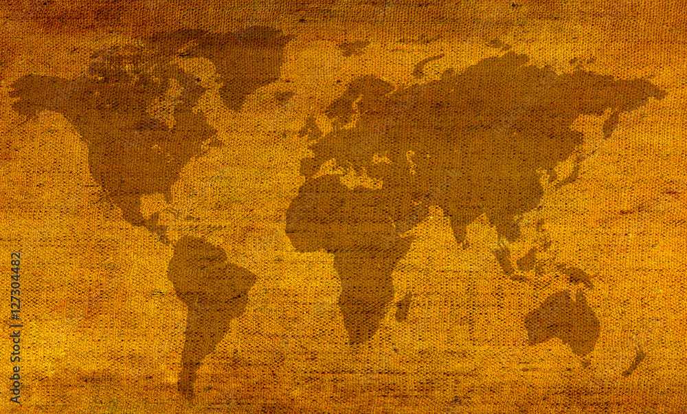 Fototapeta premium image of compass on the map closeup