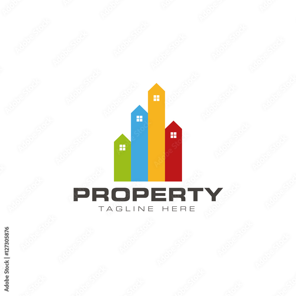 Property logo design vector