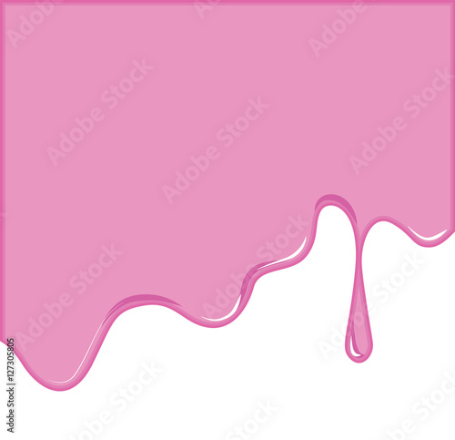 Vector of Pink melt drop for background