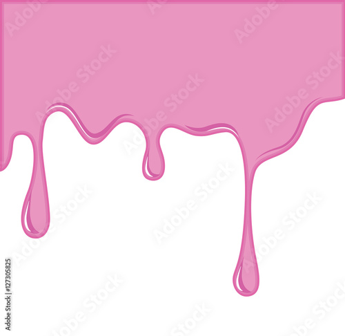 Vector of Pink melt drop for background