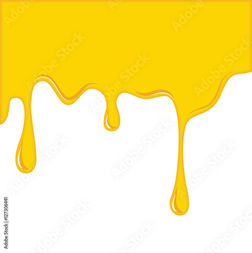 Vector of Yellow Cheese or oil melting for Background