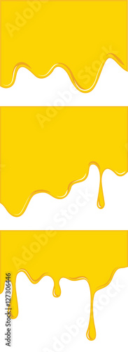 Vector of Yellow Cheese or oil melting for Background