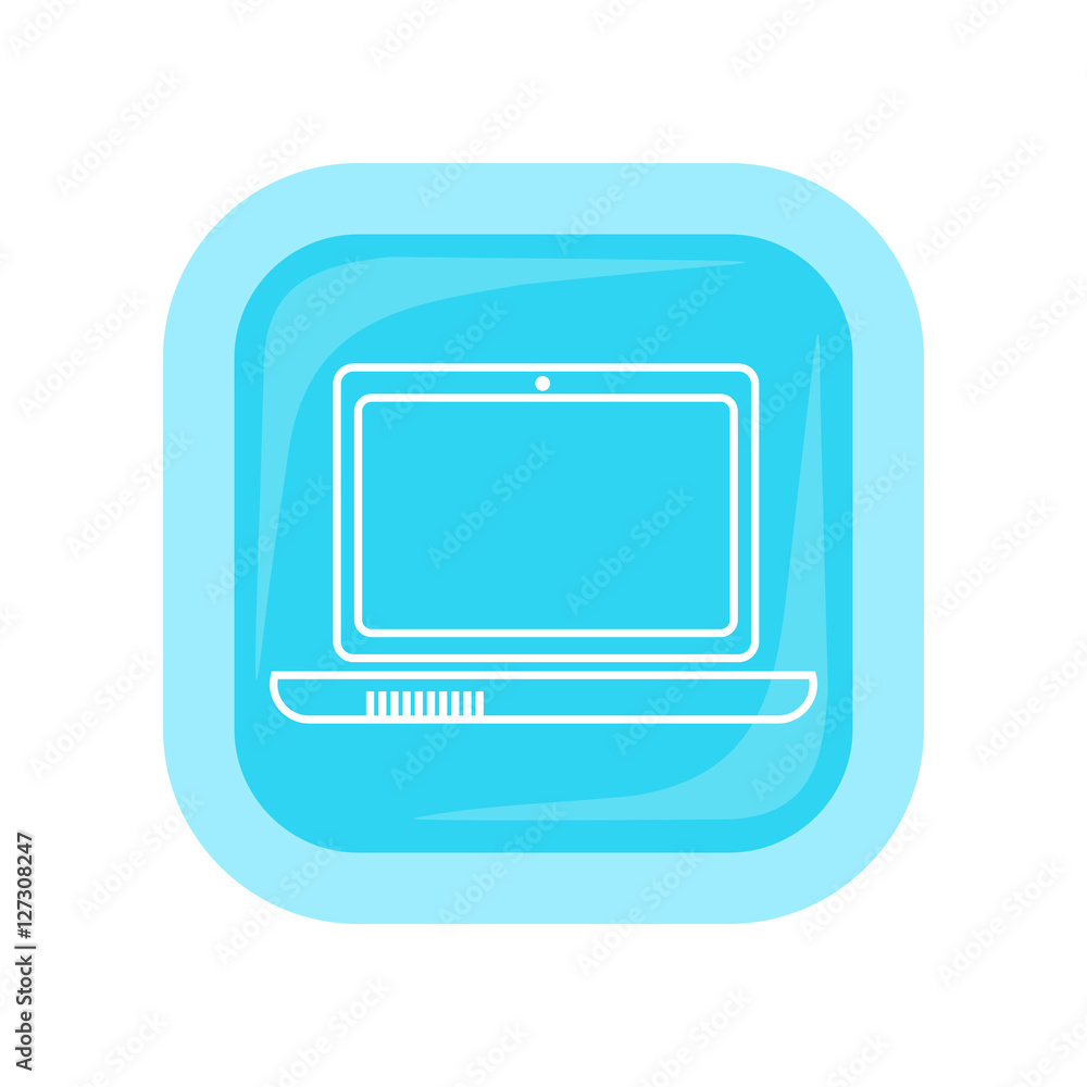 Laptop Square Icon Laptop Square Icon
