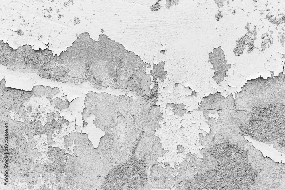 Obraz premium dirty white wall with cracks