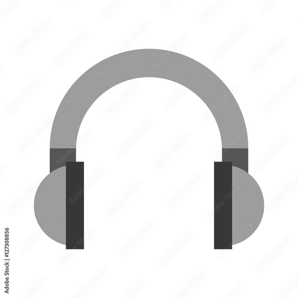 headset sound device isolated icon vector illustration design headset sound device isolated icon vector illustration design