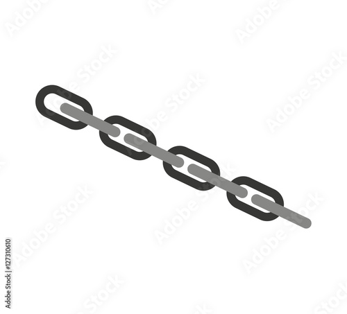 chain metal isolated icon vector illustration design