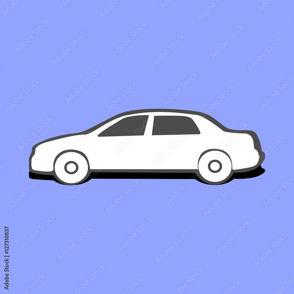 Isolated car icon Isolated car icon