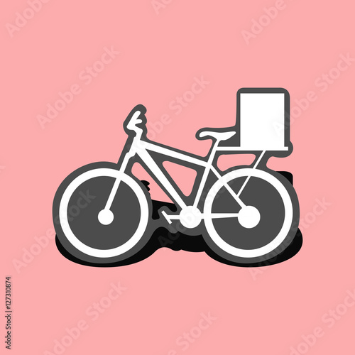 Isolated bicycle icon