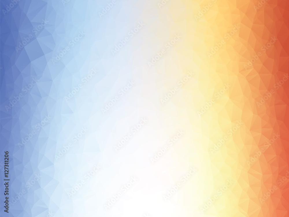 abstract orange blue texture background low poly