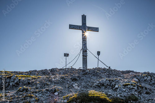 Eisenerzer Reichenstein in den steirischen Alpen im Spätsommer