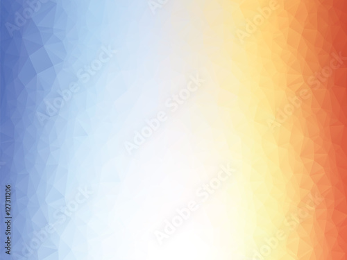abstract orange blue texture background low poly