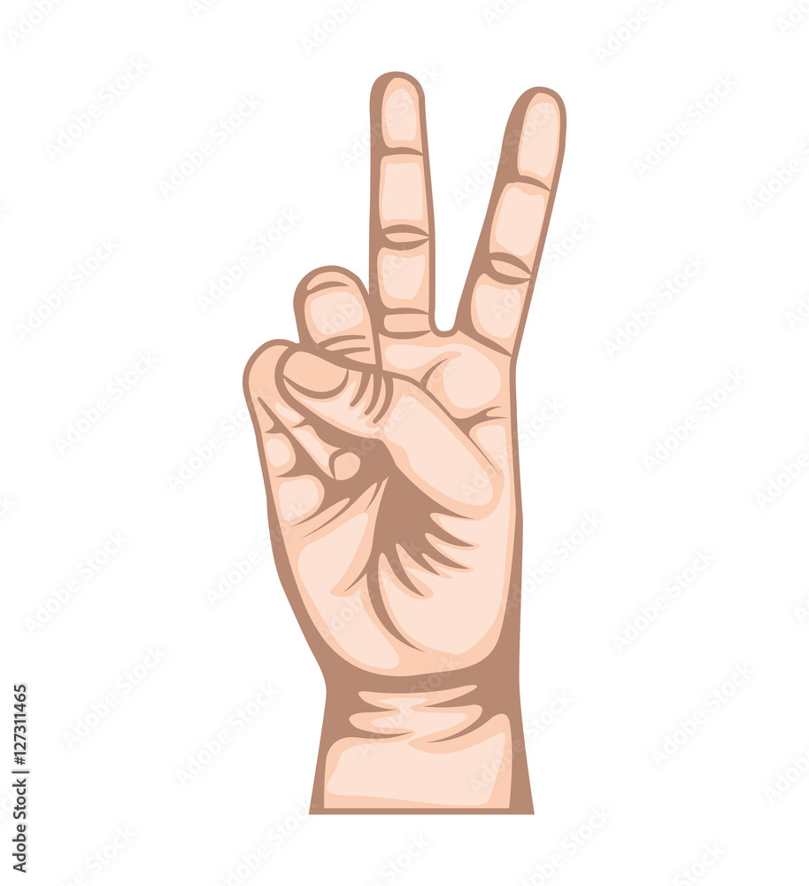 hand human symbol isolated icon vector illustration design hand human symbol isolated icon vector illustration design