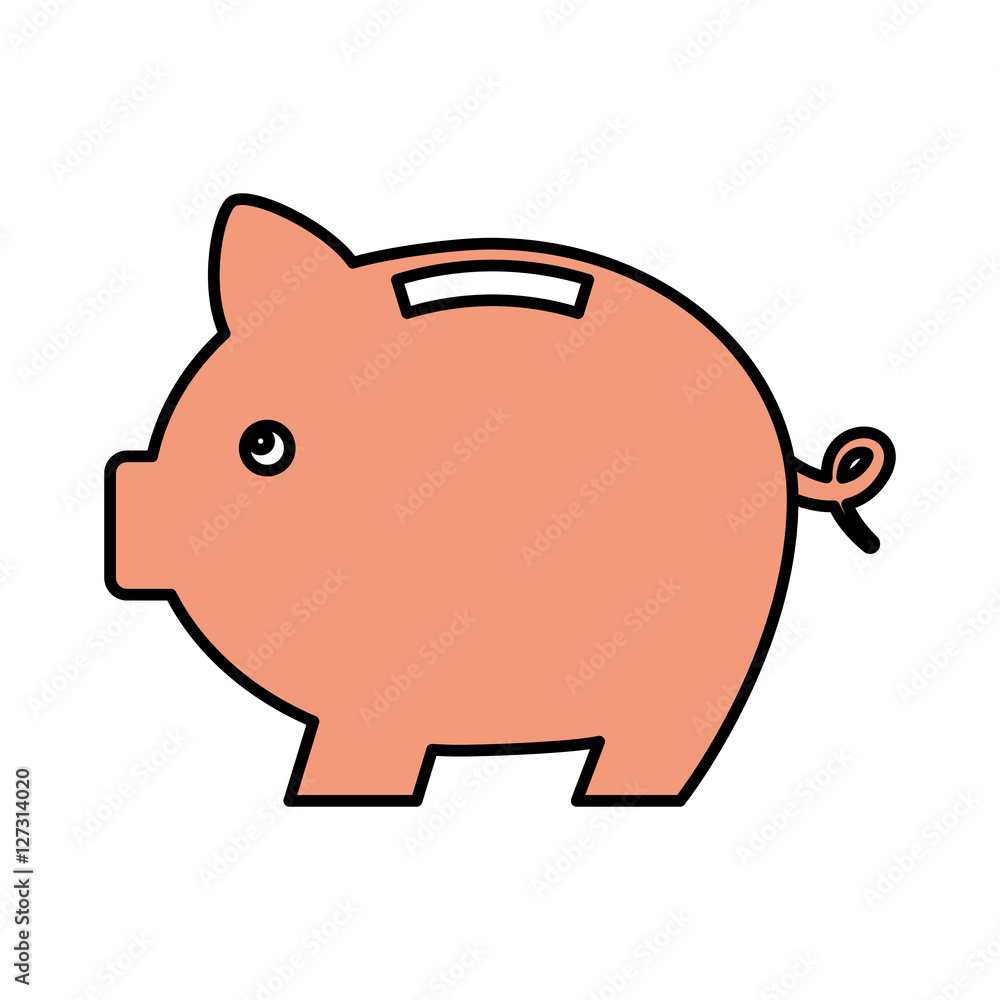 piggy savings isolated icon vector illustration design piggy savings isolated icon vector illustration design
