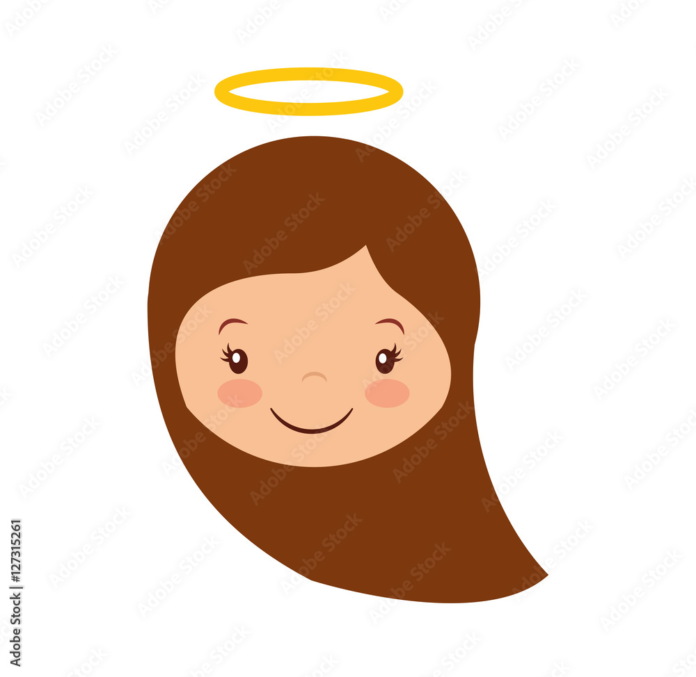 cute angel manger character vector illustration design cute angel manger character vector illustration design