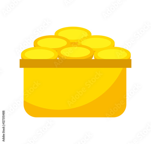 gold gift epiphany icon vector illustration design