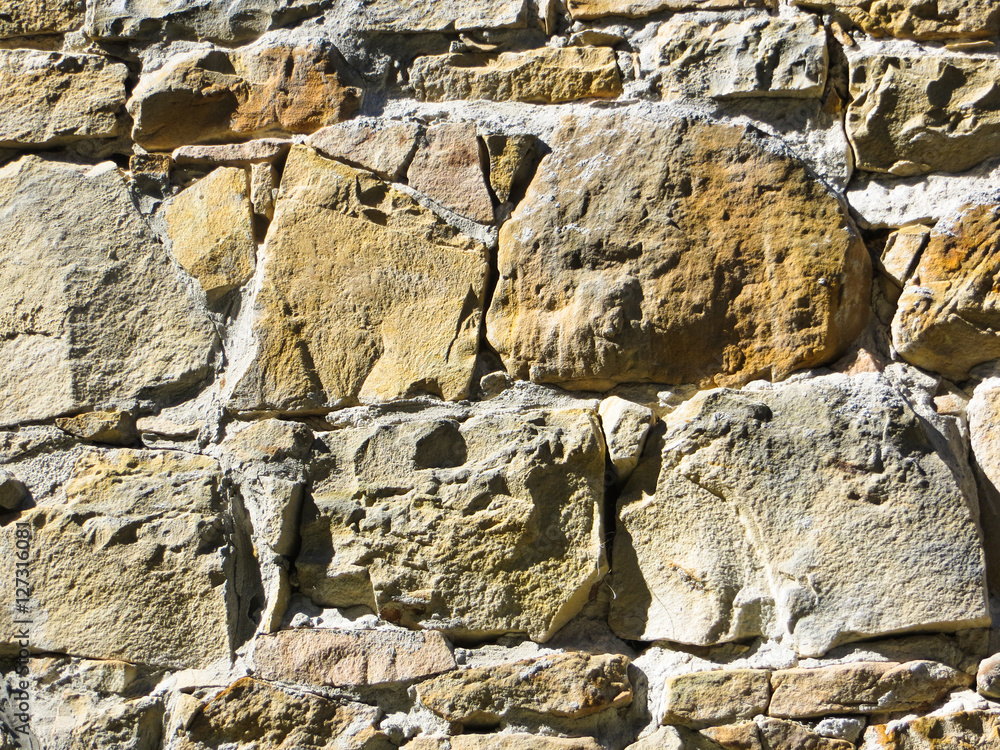 Texture of the stone wall Texture of the stone wall