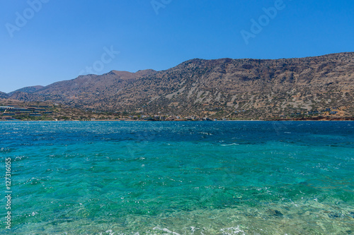 Fototapeta Naklejka Na Ścianę i Meble -  Seascape. Mediterranean Sea. Crete. Greece.