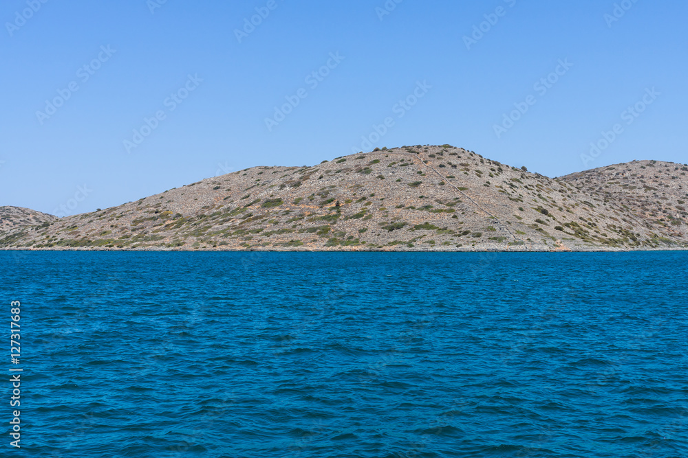 Seascape. Mediterranean Sea. Crete. Greece. StockFoto Adobe Stock