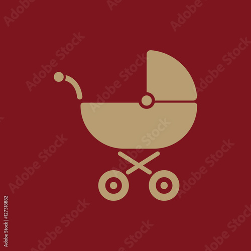 Pram icon. Baby buggy vector design. Baby carriage symbol. web. graphic. JPG. AI. app. logo. object. flat. image. sign. eps. art. picture