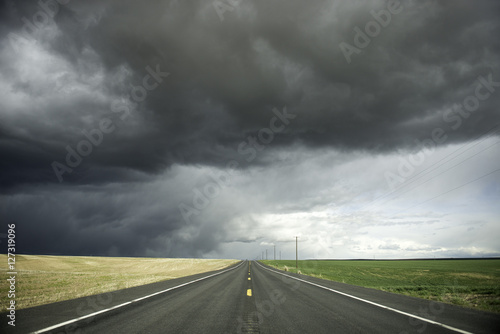 Stormy Highway 2, Washington © John