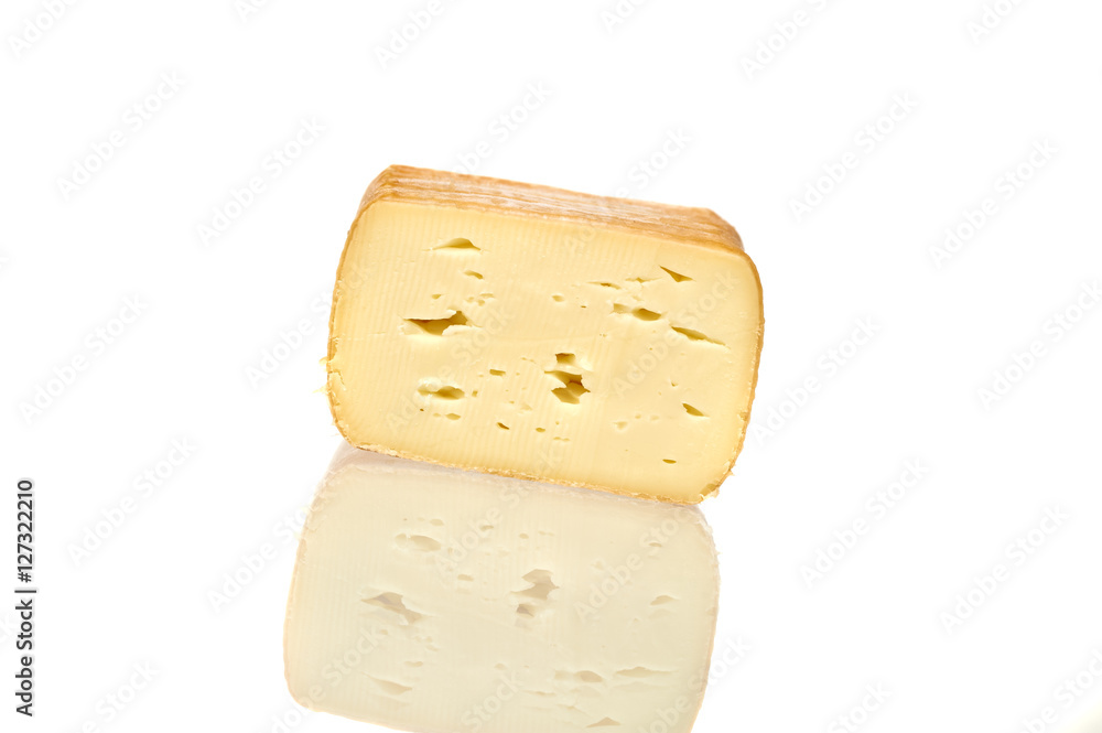 Delicious Cheese Over White