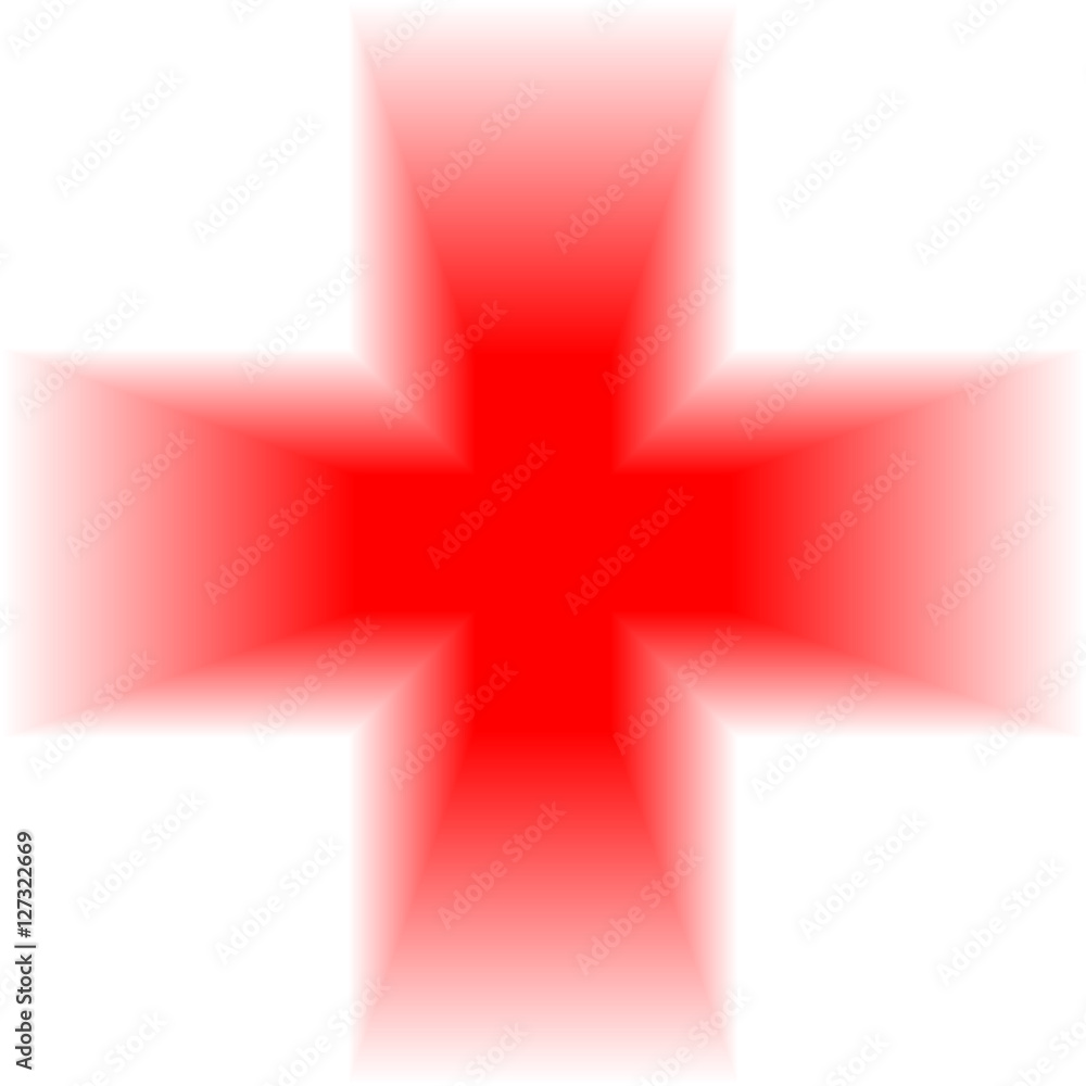 Vector red cross icon. Red cross aid. Red cross day design concept. Red