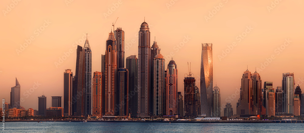 Dubai Marina bay, UAE