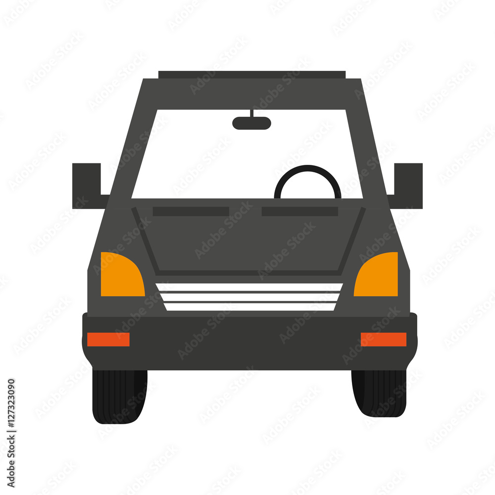 car auto vehicle isolated icon vector illustration design