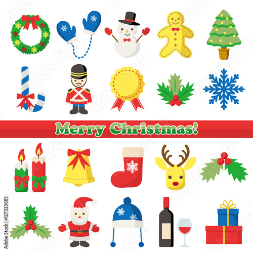 クリスマス　アイコンセット