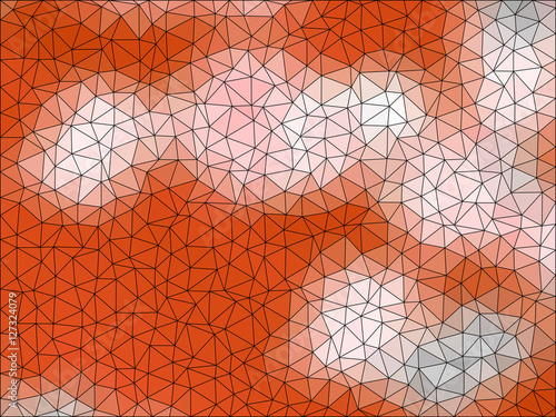 Colors low poly triangle style vector mosaic background