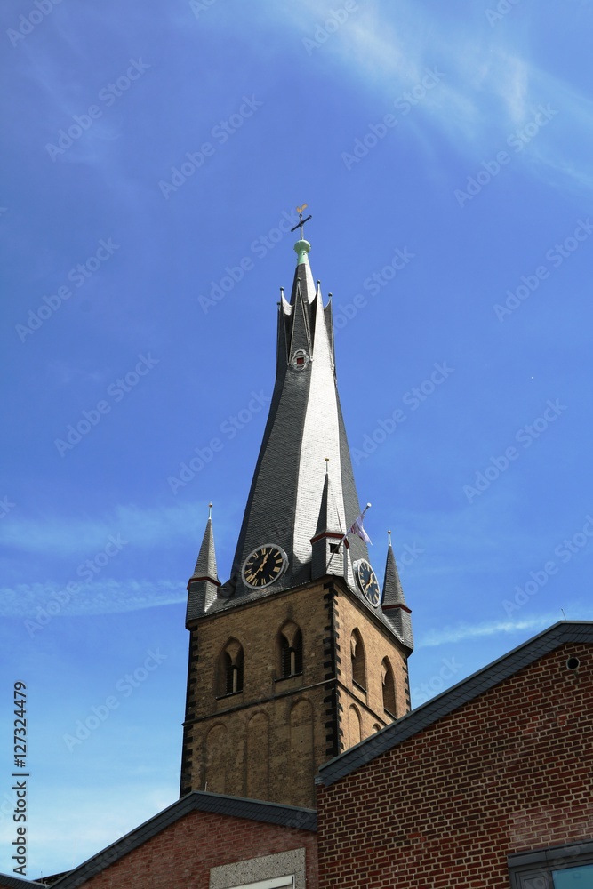 Church Saint Lambertus Roman Catholic in Düsseldorf, Germany
