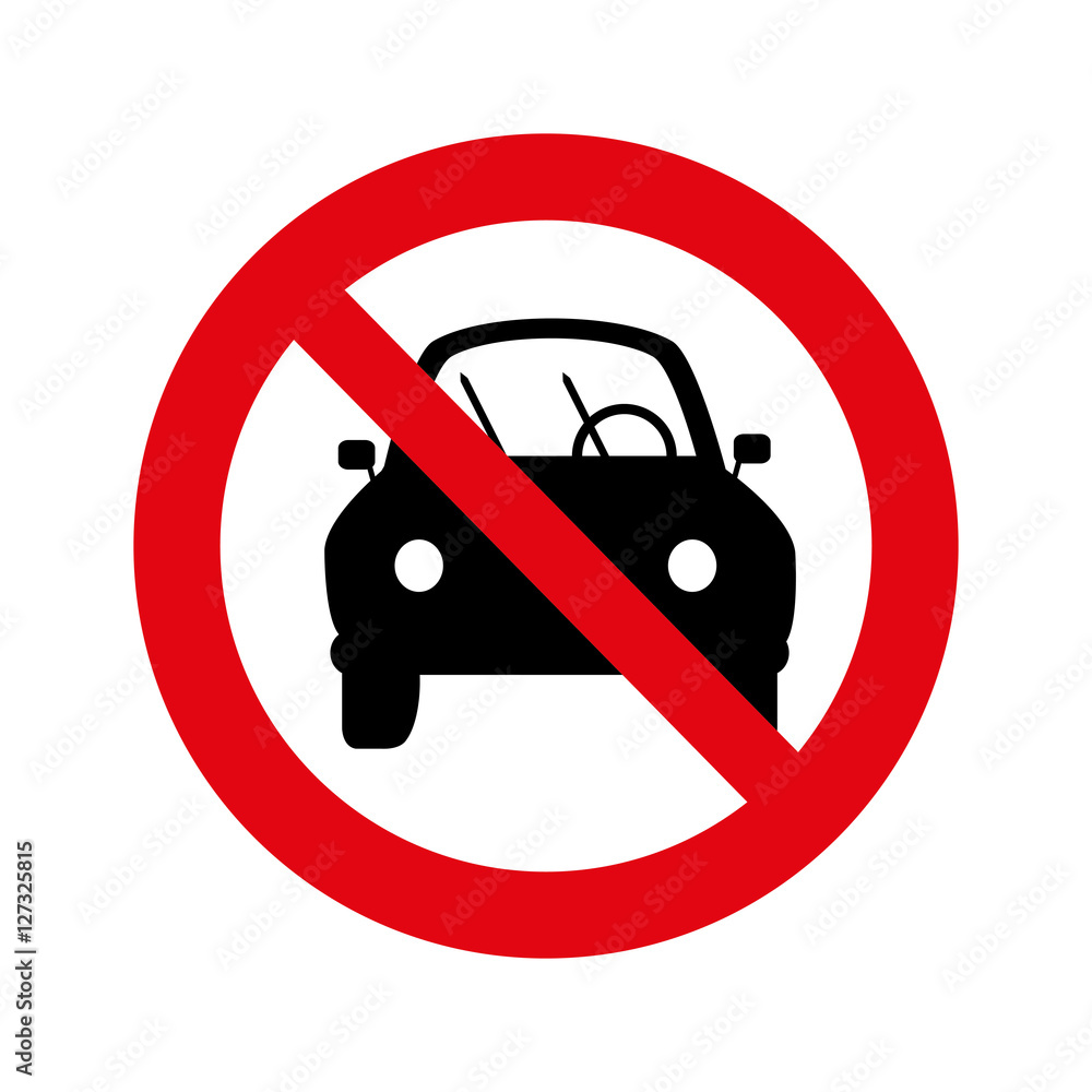 dont parking signal icon vector illustration design dont parking signal icon vector illustration design