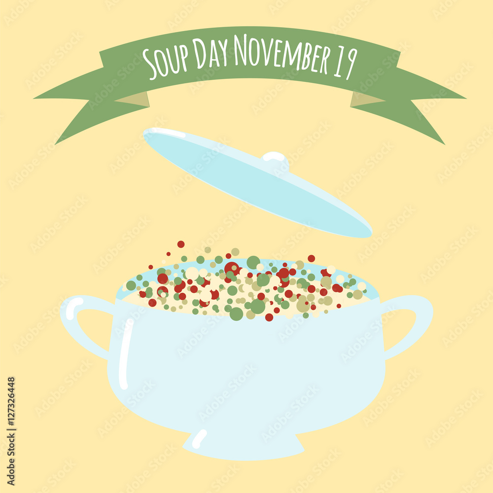 Fototapeta premium soup day holiday