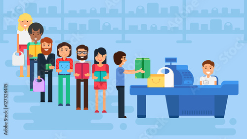 Shopping concept illustration